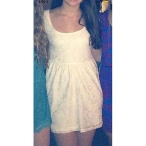Mini white dress